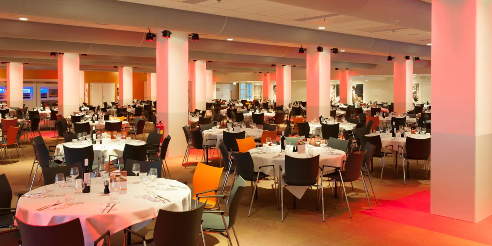 Sydneyzaal Diner opstelling