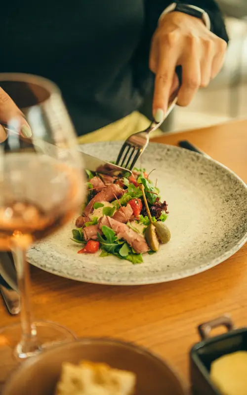 Voorgerecht bij Restaurant Olympic Club