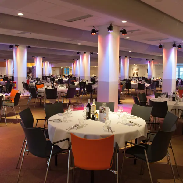 Diner opstelling sydneyzaal op papendal