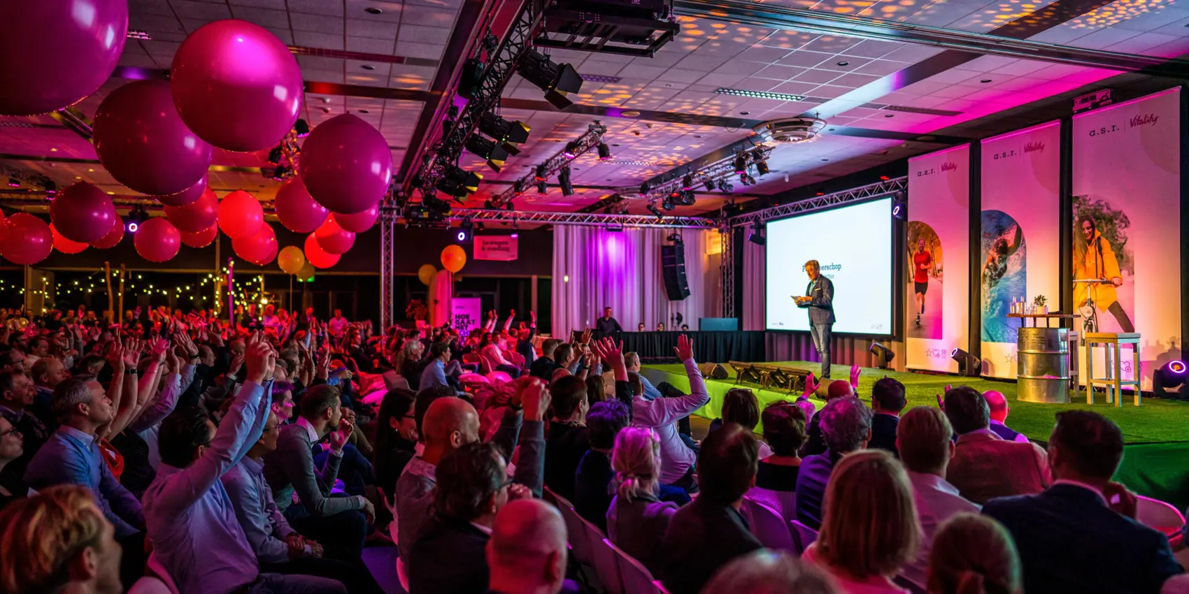 Congres met spreker in de Athenezaal